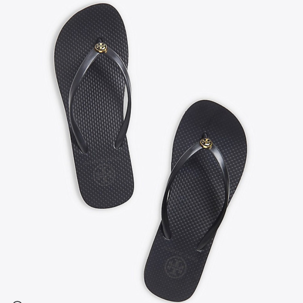 Tory Burch Wedge Flip Flops Size 8